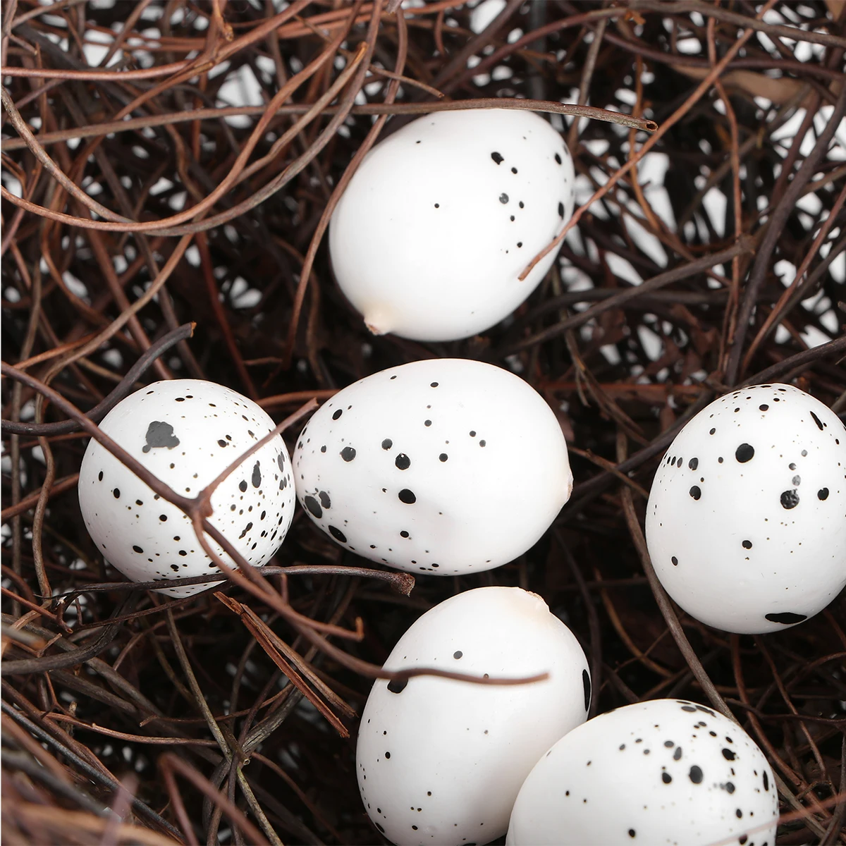 

Artificial Bird Nest Set Bird Egg Decor Home Ornament DIY Micro Landscape Props Handheld Photography Accessories