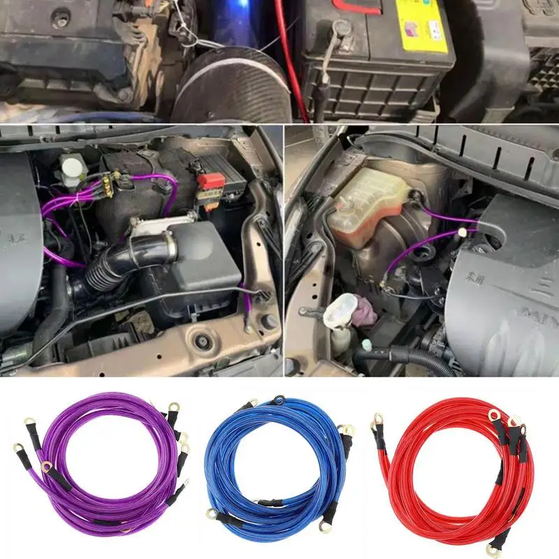 

Automotive General Grounding Cable Modified Ground Wire Enhance Stability High Performance Improve Audio Current Grounding Wire