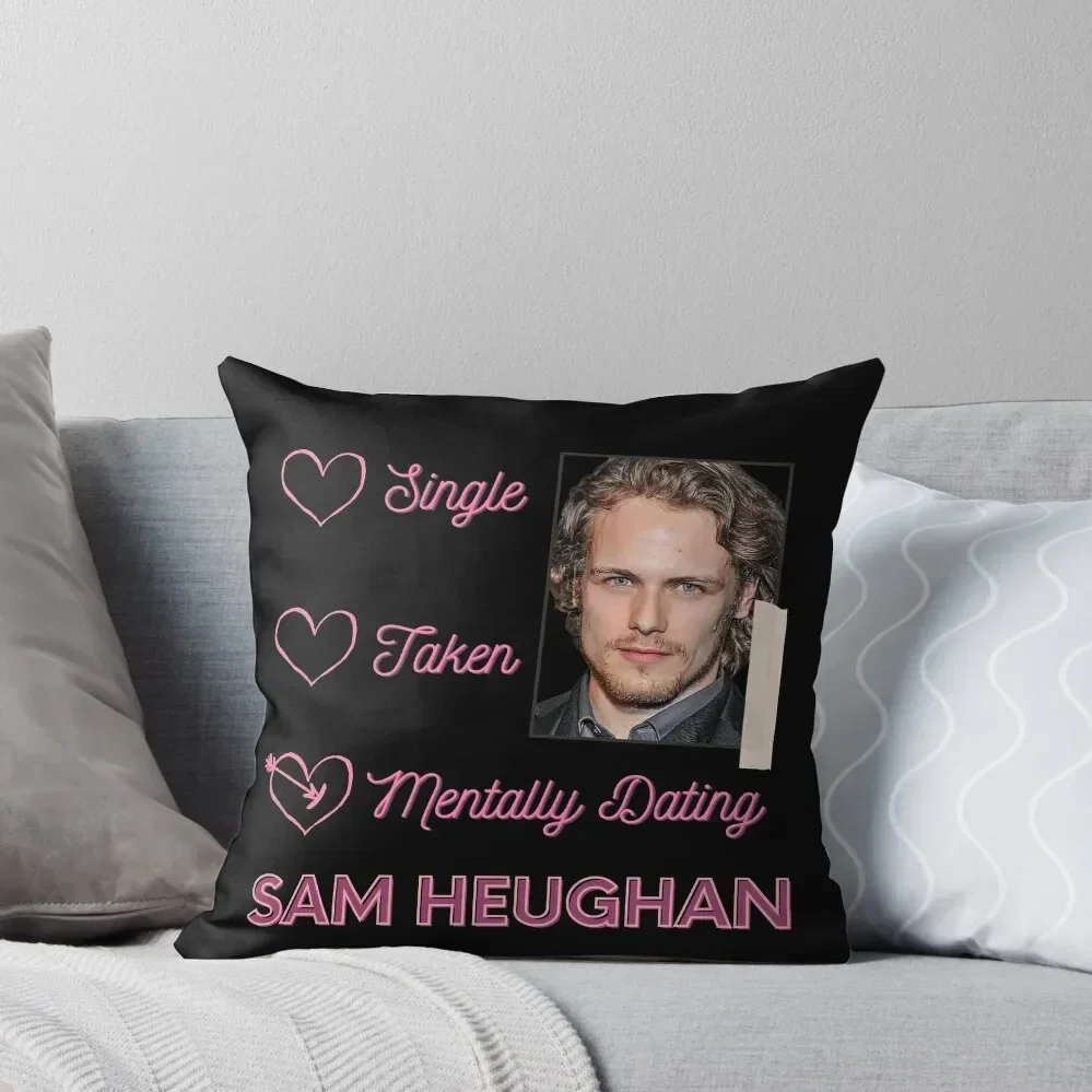 

Mentally Dating Sam Heughan Throw Pillow christmas decorations for home 2025 Christmas Covers For Cushions pillow