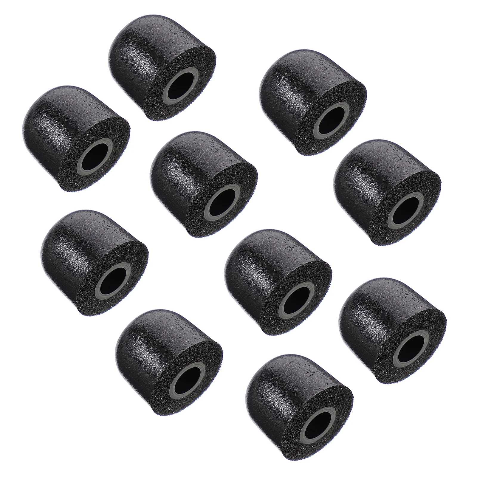 

10pcs Sponge Earbud Sleeves Replacement Tips Wired Earphones Ergonomic Practical Accessories Noise Reduction In Ear Supplies
