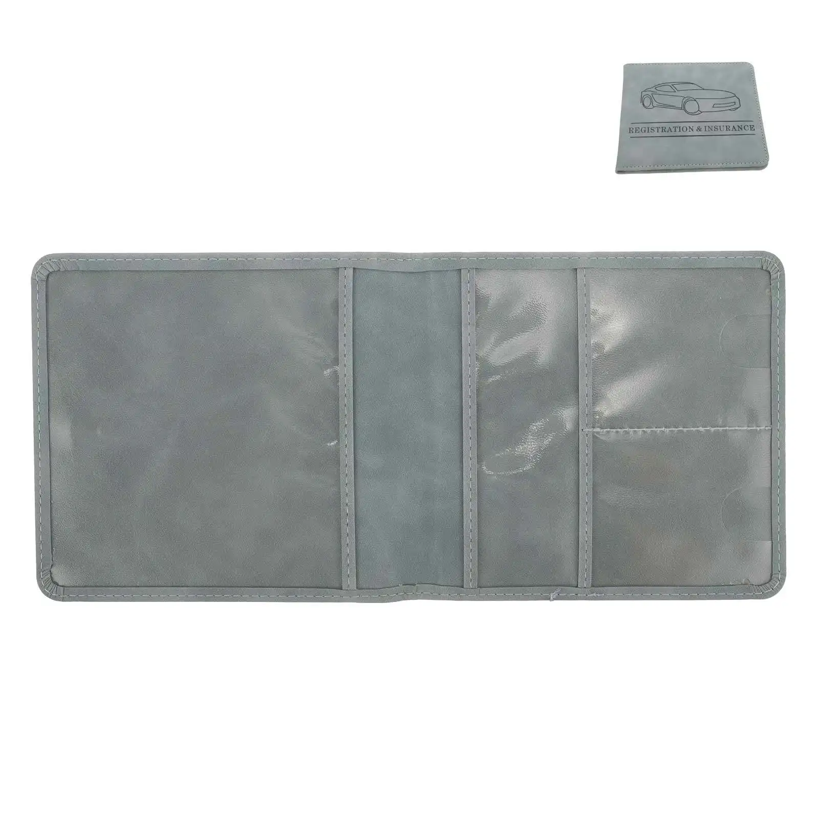 Drive License Holder Large Capacity Lightweight Id Card Wallet for Men Women Car Registration Insurance Card Organizer Secure
