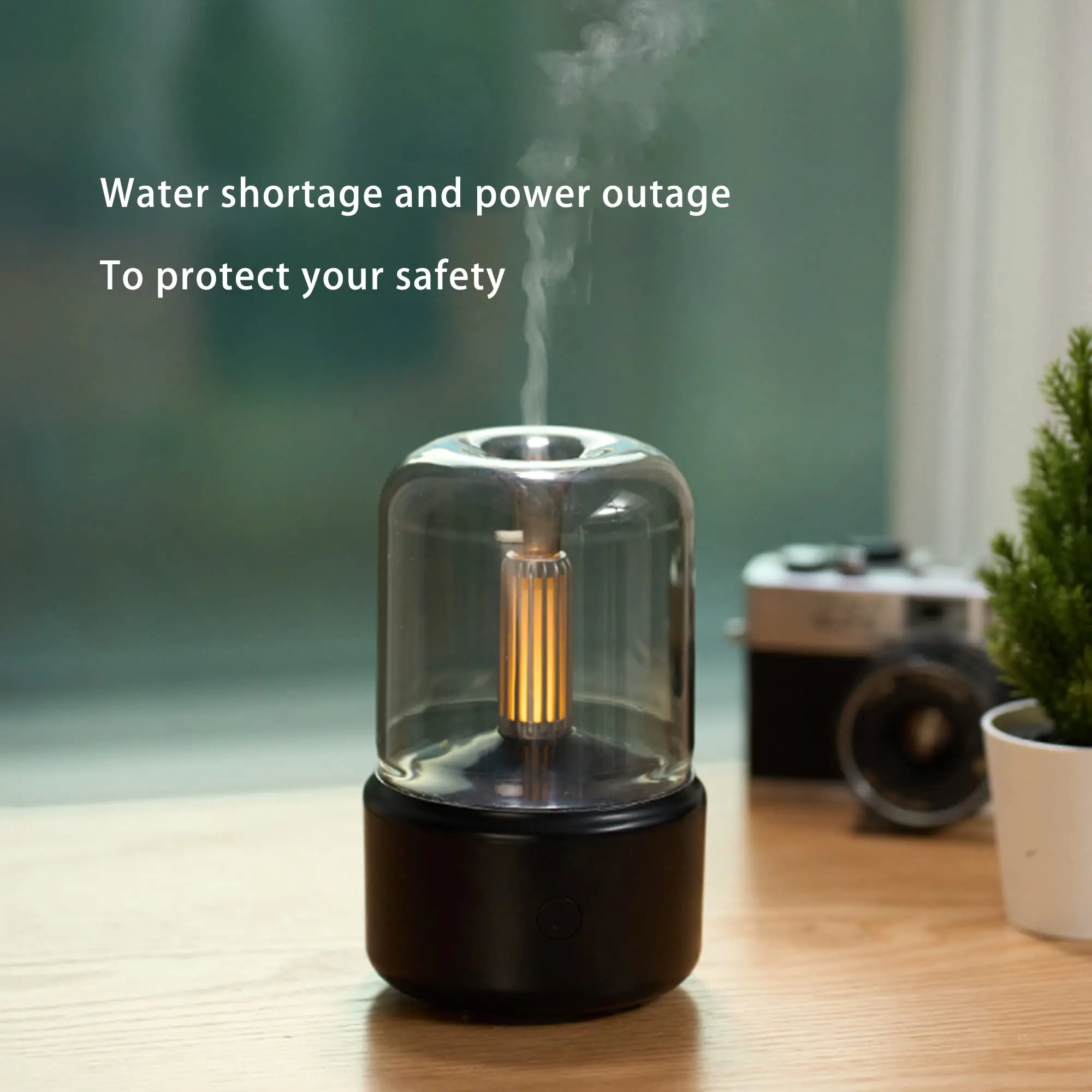 Lampu lilin penyebar minyak esensial mesin Aromaterapi, lampu profesional, aromaterapi udara dingin mati otomatis tanpa air