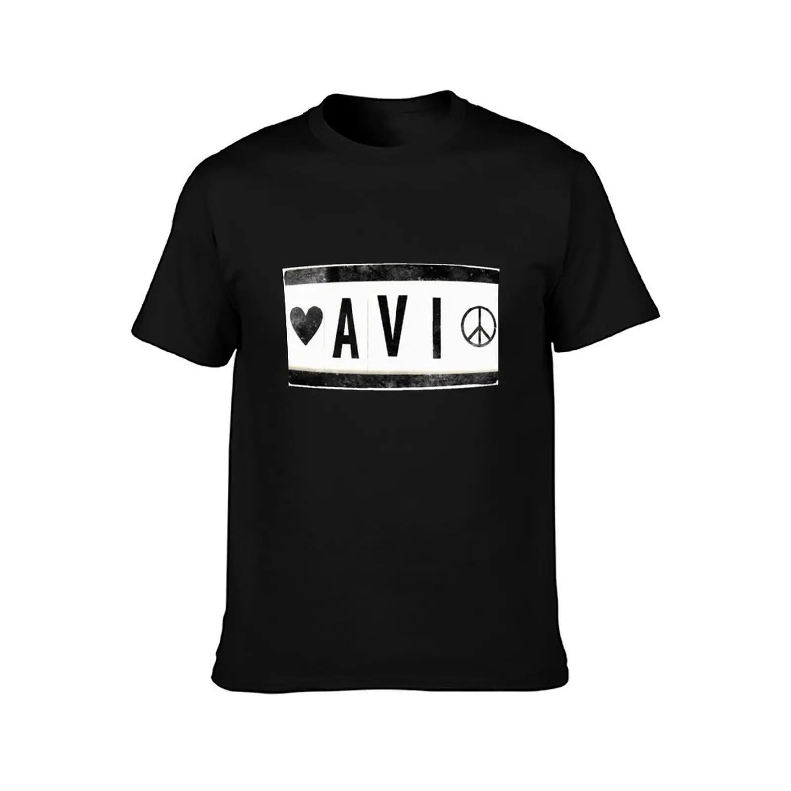 Avi, Hebrew name, Avi socks, Avi mask, Avi sticker T-Shirt, Summer Casual Cotton Tee, Oversized Streetwear Tops, 100% Cotton