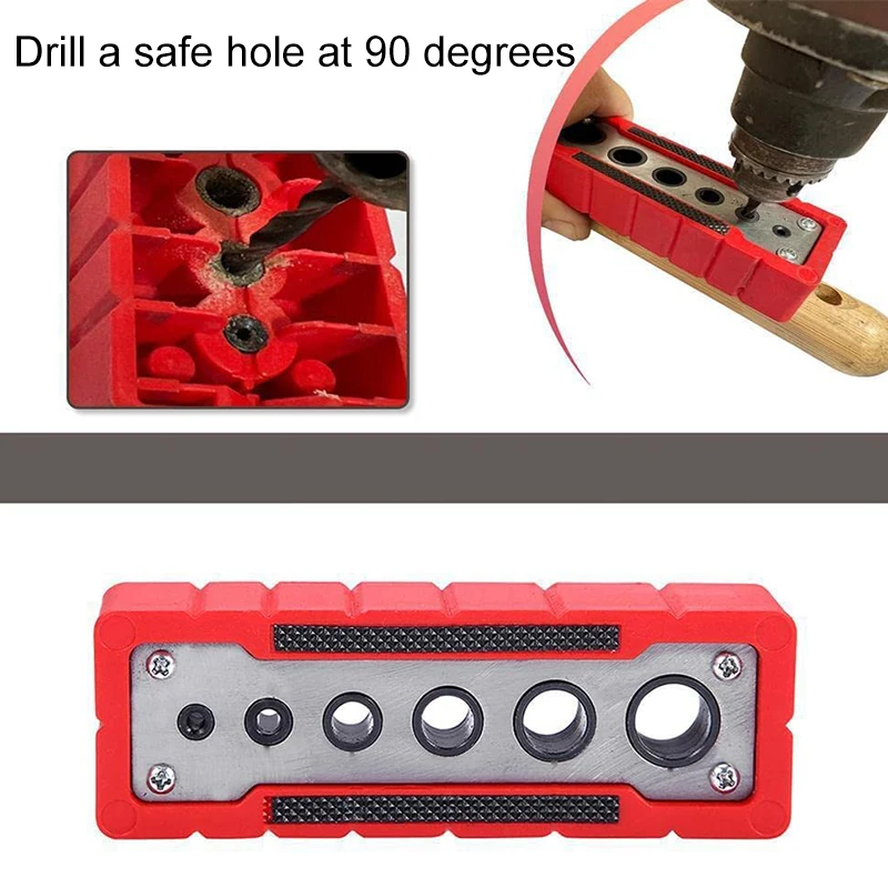 1pc Multi-functional Woodworker's Hole Punch Woodworker's Drilling Locator Woodworker's Locating Tool