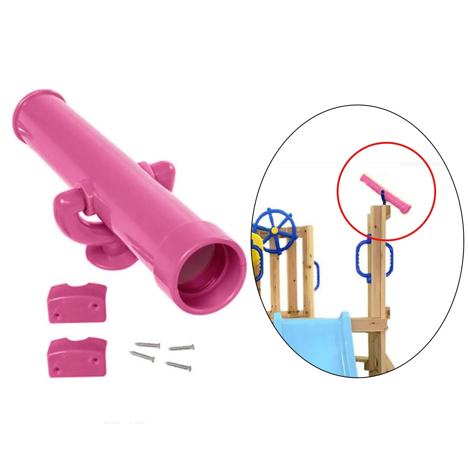 Kids Playground Toy Telescope Included Mounting Hardware Accessories Play