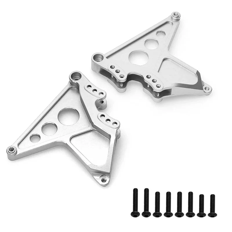 

AM-Aluminum Alloy Rear Bracket Stack Accessories for UDR 1/7 Short Course RC Car Parts - Silver
