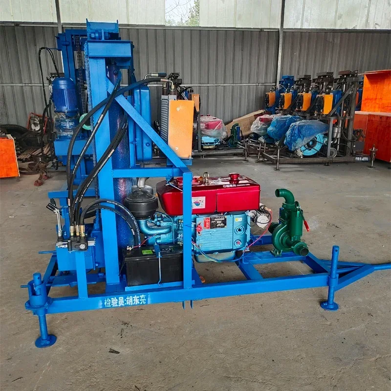 Small Drilling Rig Mini Underground Portable Water Drilling Machine Moveable Water Well Drill Rig Machine for North Macedonia