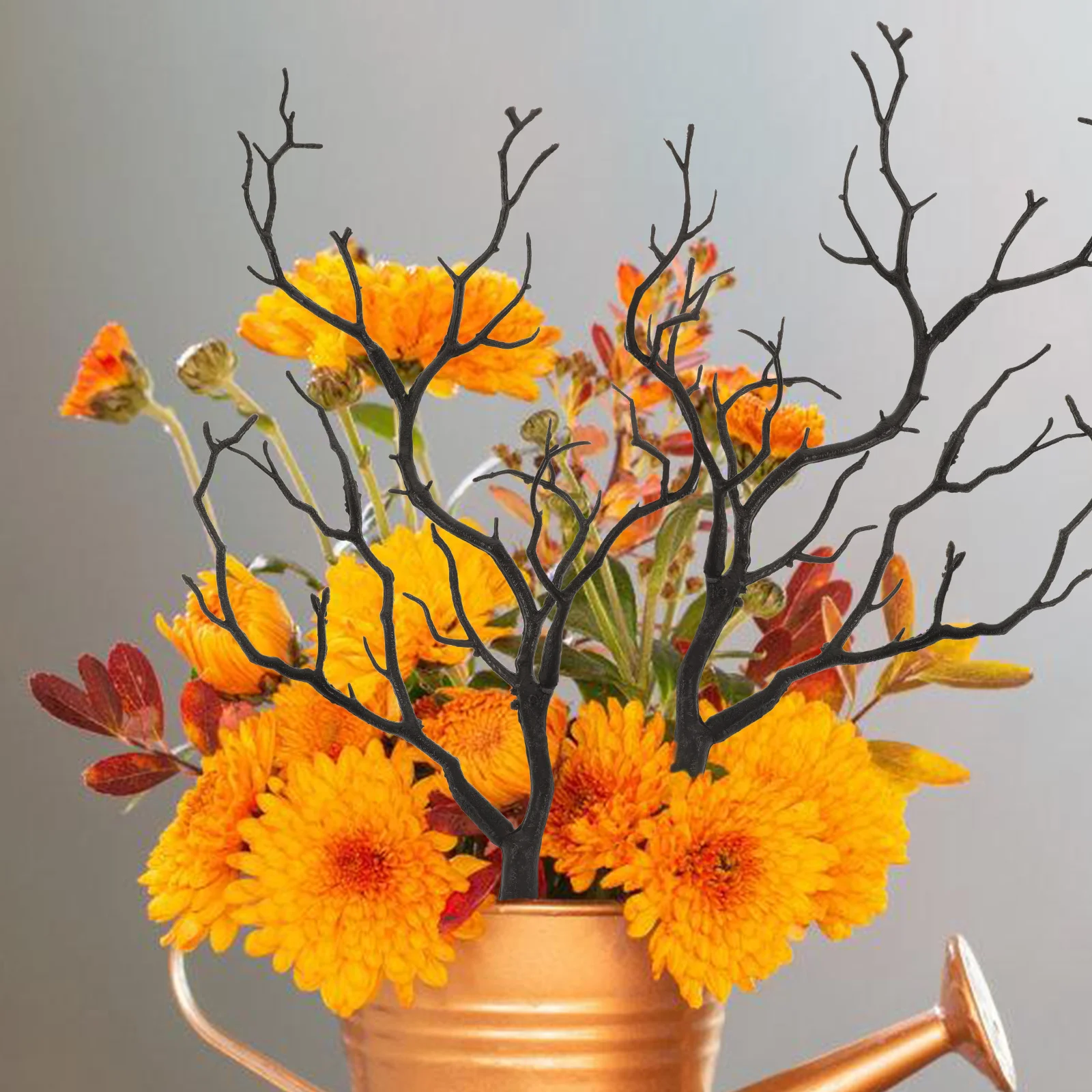

4 Pcs Artificial Coral Branches Plants for Vase Filling Willow Antler Dried Tree Twigs Decorations Simulation Flower Arrangement