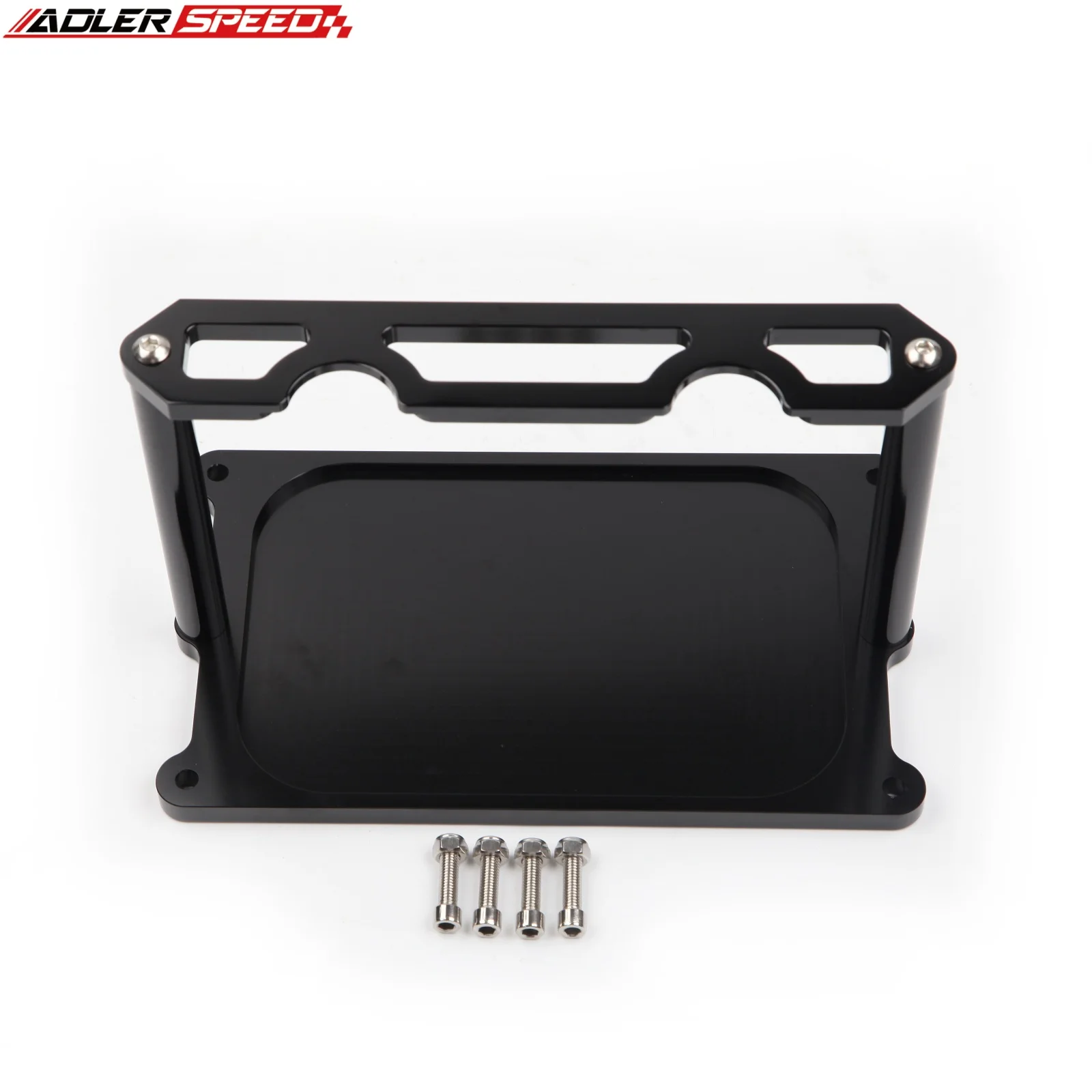 

Polished/Black/Red Battery Bracket Hold Down Mount for OPTIMA BATTERIES MODEL 8002-250