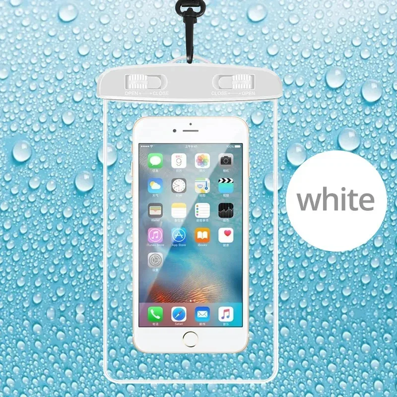 IPX8 waterdichte universele telefoonhoesjes waterdichte tas zwemmen telefoon beschermhoes PV cover voor iPhone 15 14 Samsung Oppo Vivo