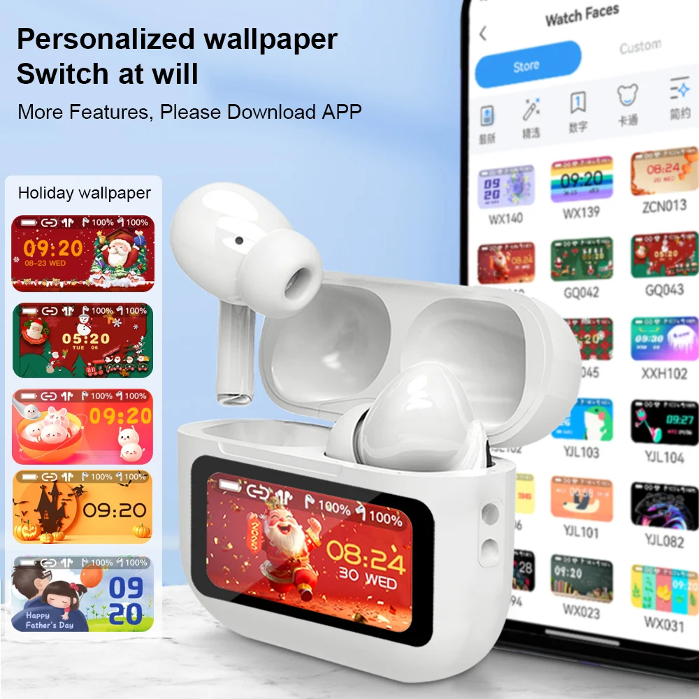 الأصلي GREATWALL TWS سماعة لاسلكية تعمل بالبلوتوث V5.3 سماعات ANC الحد من الضوضاء HiFi HD دعوة سماعات الأذن سماعات الموسيقى التحكم باللمس