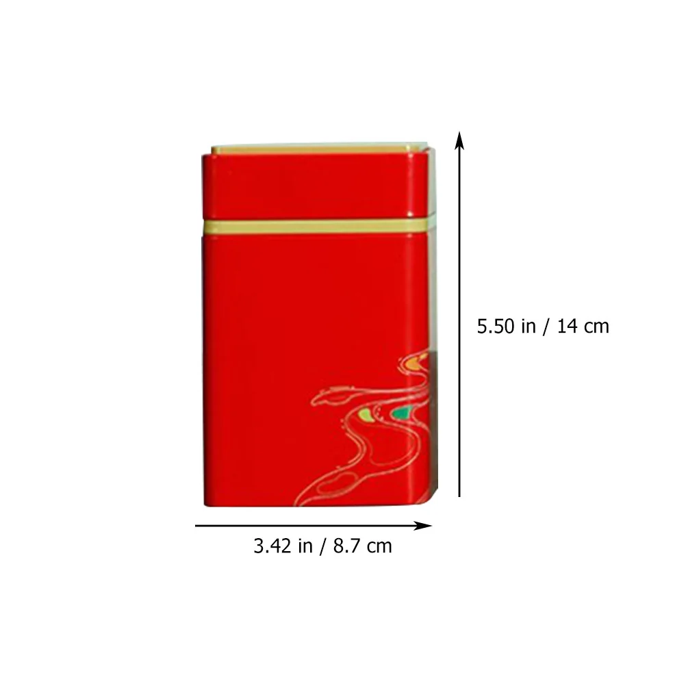 

Matcha Storage Container Jar with Airtight Lid Tea Canister Chinese Cans Empty Tin for Vintage Small Metal Tinplate Coffee