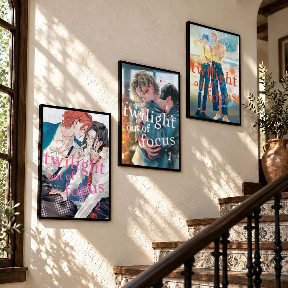 manga Tasogare Out Focus Poster Waterproof HD Self Stick Poster Unframed Wall Art Decor for Home Room Decoration Gift
