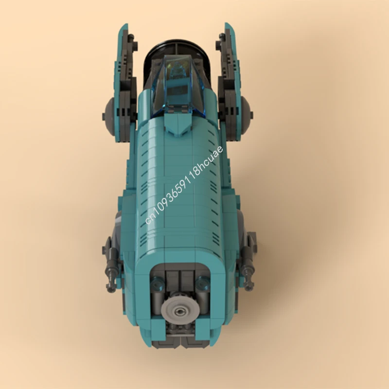 430 stks MOC Light Fighter TX-5 Star Battle Bouwstenen Kerstcadeau Architectonische structurele mechanica speelgoed Grootte en vorm