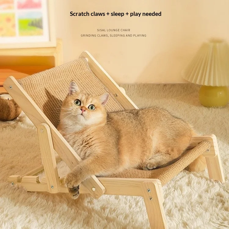 Rascador para gatos con cama y sisal: protector de sofá - imagen 4