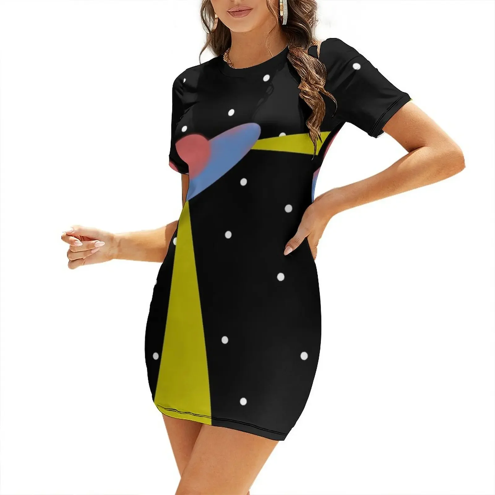 

Flying object Short-Sleeved Dress women's clothing summer 2026 novelties Female clothing