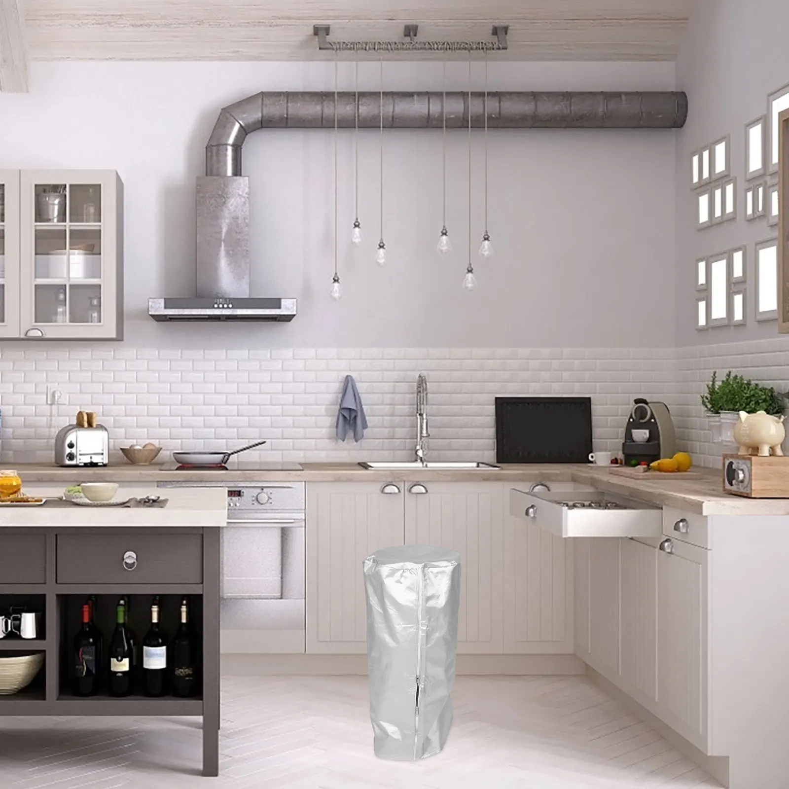 

Durable 15Kg Cylinder Cover Weather Resistant Waterproof Dustproof Uv Protection Outdoor Gas Tank Protector For Camping Backyard