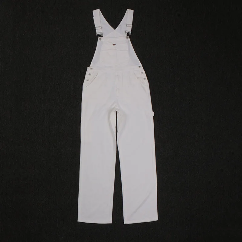 Pure Cotton Overalls Loose Comfortable Casual Workwear Straight Leg High Waist Long Pants Autumn Winter New Style B Home