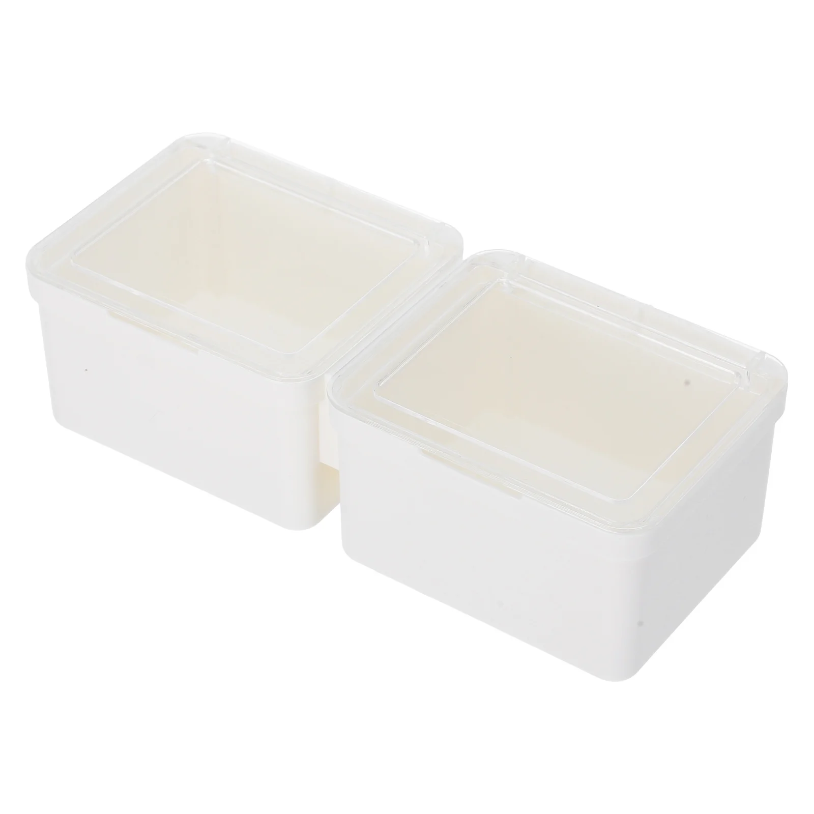 

Compact Laundry Pod Storage Container Clear Lid Design Double Compartment Holder for Powder Scent Booster Laundry Room