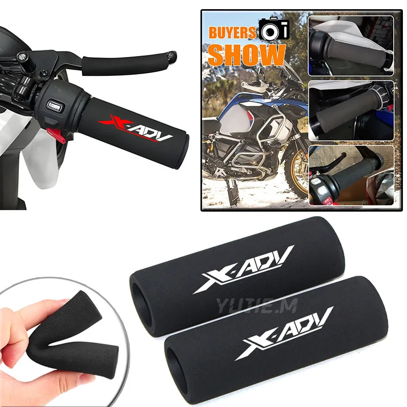 Motorcycle Grips Sponge for Honda X Adv 750 Accessories 2023 Xadv 750 2024 Xadv750 2017-2022 2021 Shockproof Handlebar Grip