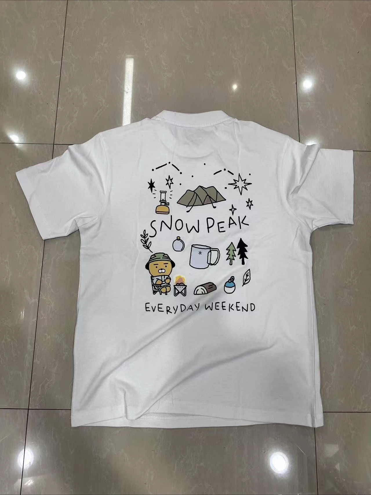 

Japanese Outdoor Function Sp Mountain Snow Maple Urban Travel Cycling Camping Cotton Short-sleeved T-shirt Men and Women