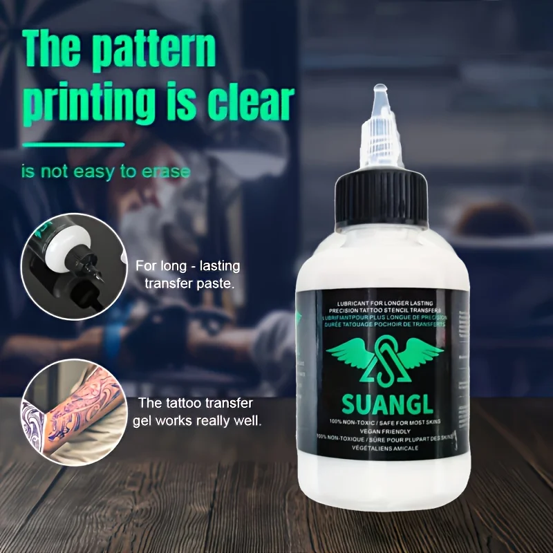 

Tattoo Stencil Transfer Gel - For Crisp, Long-Lasting Stencils. Professional Formula for All Artists.