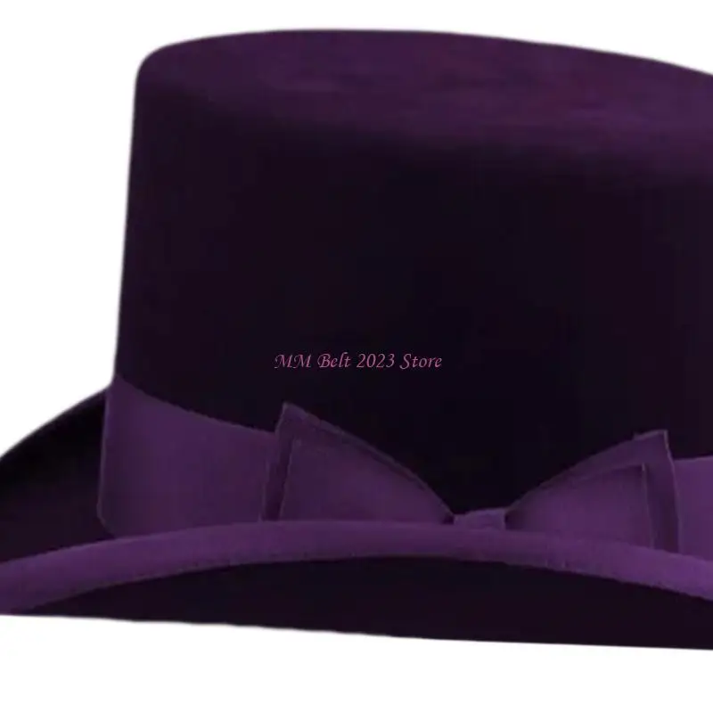 

49ME классическая шляпа-федора из шерсти с широкими полями, ковбойские шляпы в стиле вестерн для отдыха, шляпа для ужина, одежда