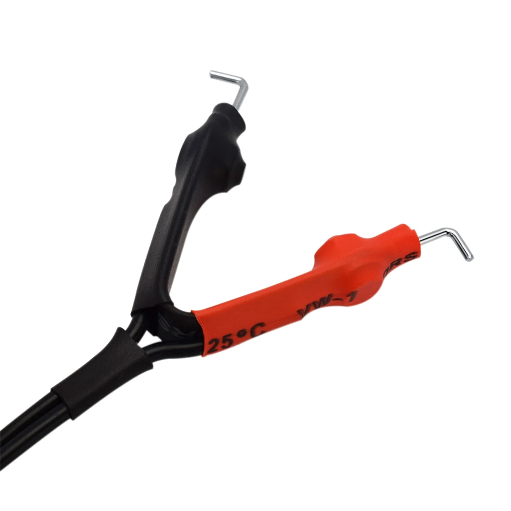 Kabel Klip Lembut Silikon 1,8 m Kualitas Premium Tahan Lama untuk Perlengkapan Mesin Hitam