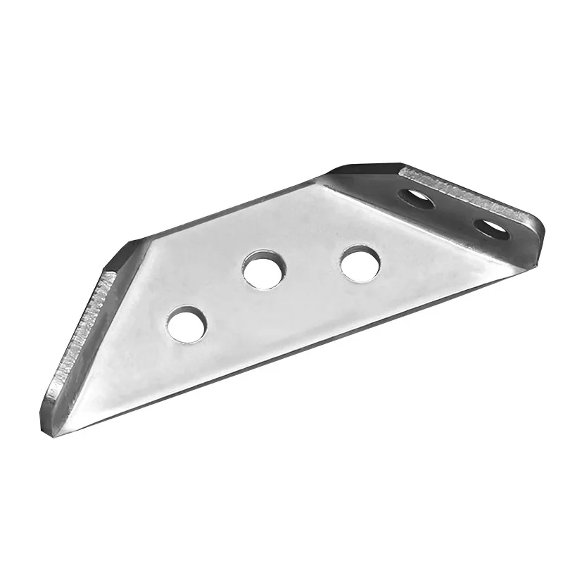 20pcs Triangle Holder Multi Function Stainless Steel Triangular Metal Furniture Corner Brace Angle Shelf Fix Bracket Hardware