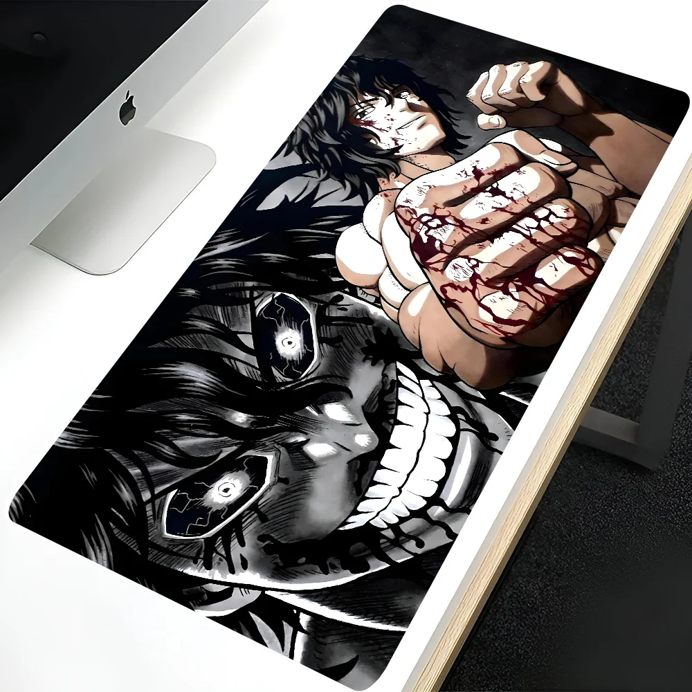 

HOT Japanese Anime Kengan Ashura Non-slip Mouse Pad Suitable For Office Computers Laptops E-sports Game Desk Mats XXL Keyboard