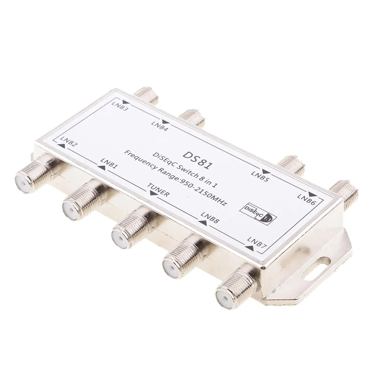 Wideband 8x1 Premium DiSEqC 1.0 2.0 Model Switch FTA Dish LNBS LNBF Switch DS-04C for Receiver