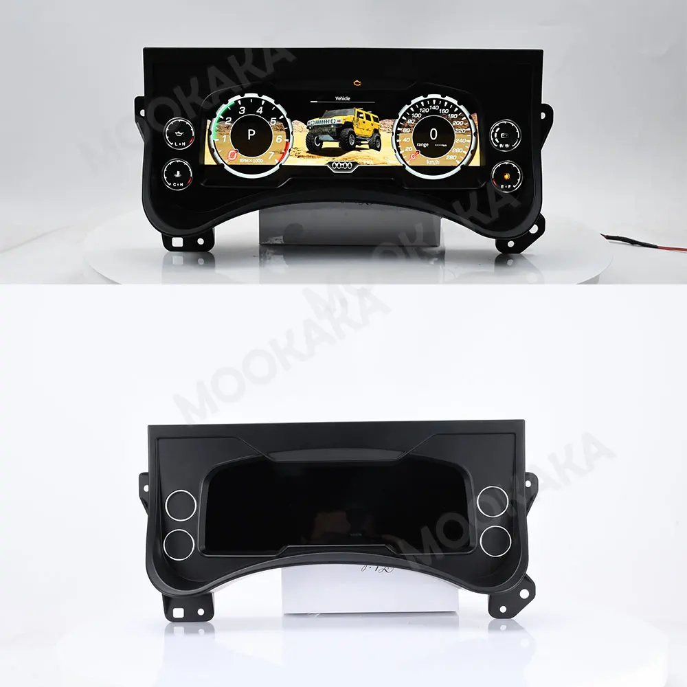 Car Digital Cluster For Hummer H2 2003-2009 Dashboard Auto Virtual Cockpit Instrument QLCD Speedometer Odometer Screen Head Unit