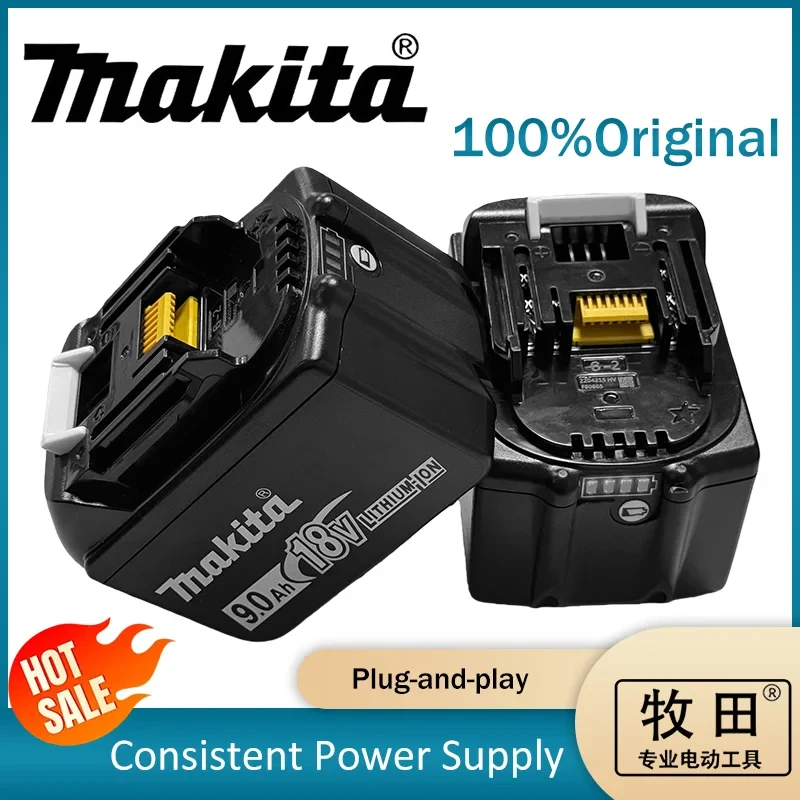 

^^^~ Genuine 6Ah 9Ah makita BL1860 18V Battery Power Tools Li-ion Replacement LXT BL1850 BL1840 for 18V Screwdriver