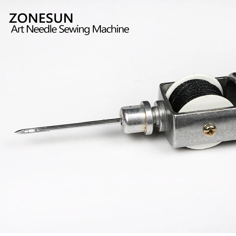 ZONESUN Leather Hand Stitching Machine DIY Tool for Cowhide Diamond Pattern Stitching