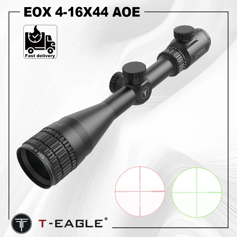 

T-EAGLE Optical Sight EOX4-16x44 AOE Adjustable Green Red Illuminated Riflescope Hunting Scopes Tactical Airsoft Scope 2024 NEW