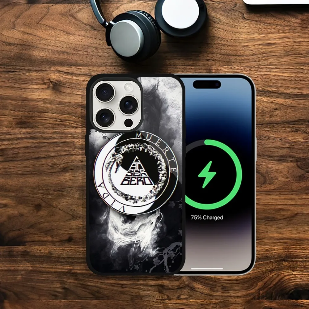 Singer C-Canserbero Phone Case For iPhone 11 13 12 14 15 Plus Max Pro Magsafe Magnetic Wireless Charging shell