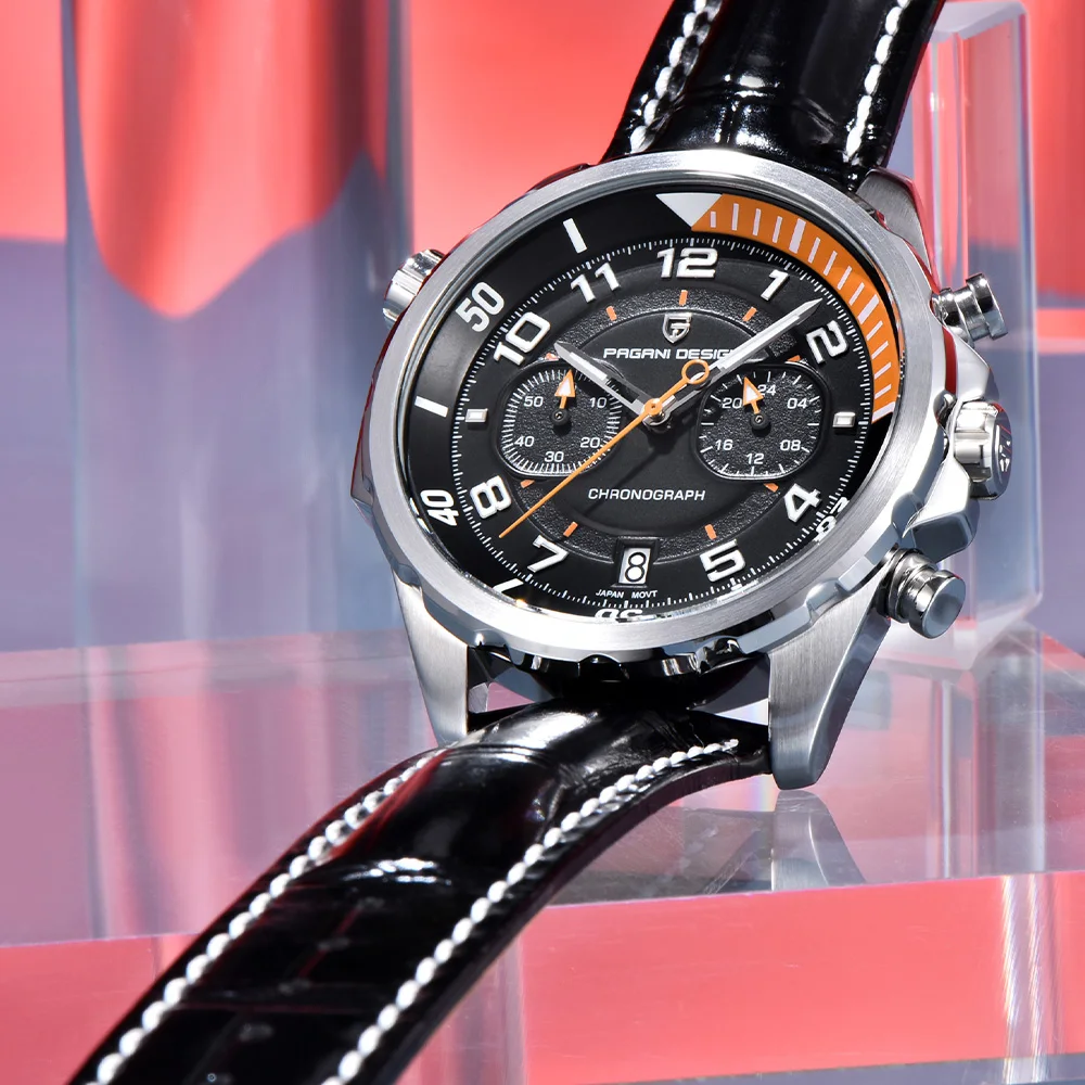 2026Pagani design fashion men's quartz watch top Vk64 multi