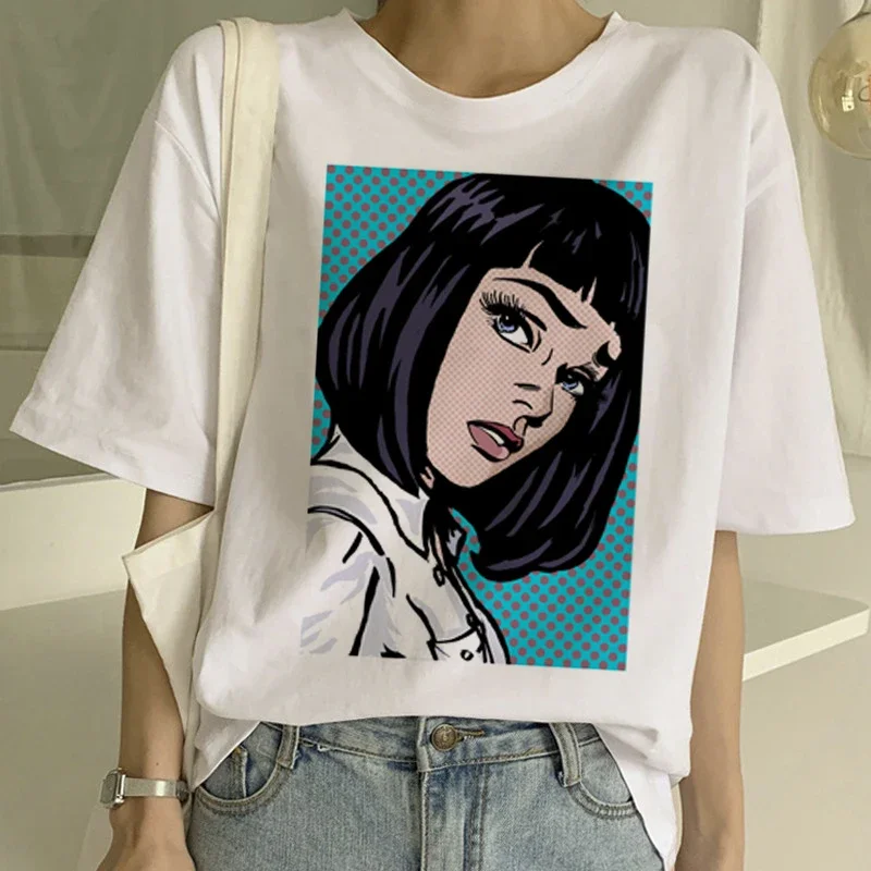 Lady Guadalupe Shirt Virgin Mary T Shirt Pulp Fiction MIA Wallace Madonna printed t-shirt Christian Shirts Catholic T Shirts