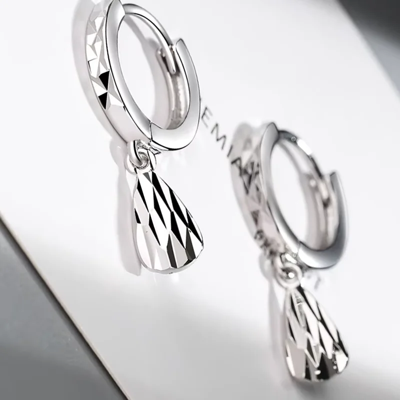Stamp 925 Sterling Silver Trendy Jewelry Girl Gift New 2026 Earring Casting Pattern Drop Earrings For Women