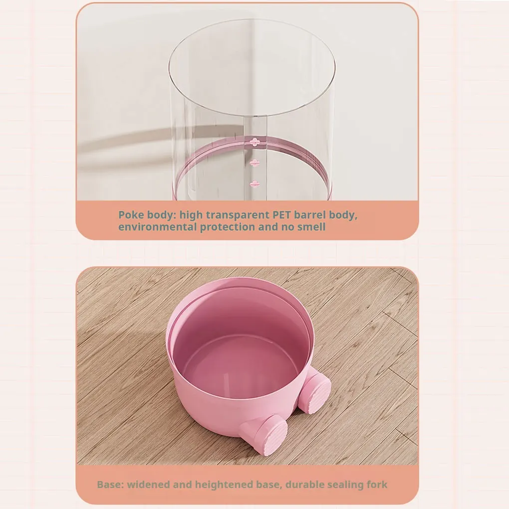 Tubo de almacenamiento de juguetes de peluche, organizador de felpa apilable para sala de estar, almacenamiento de zoológico relleno con tapa