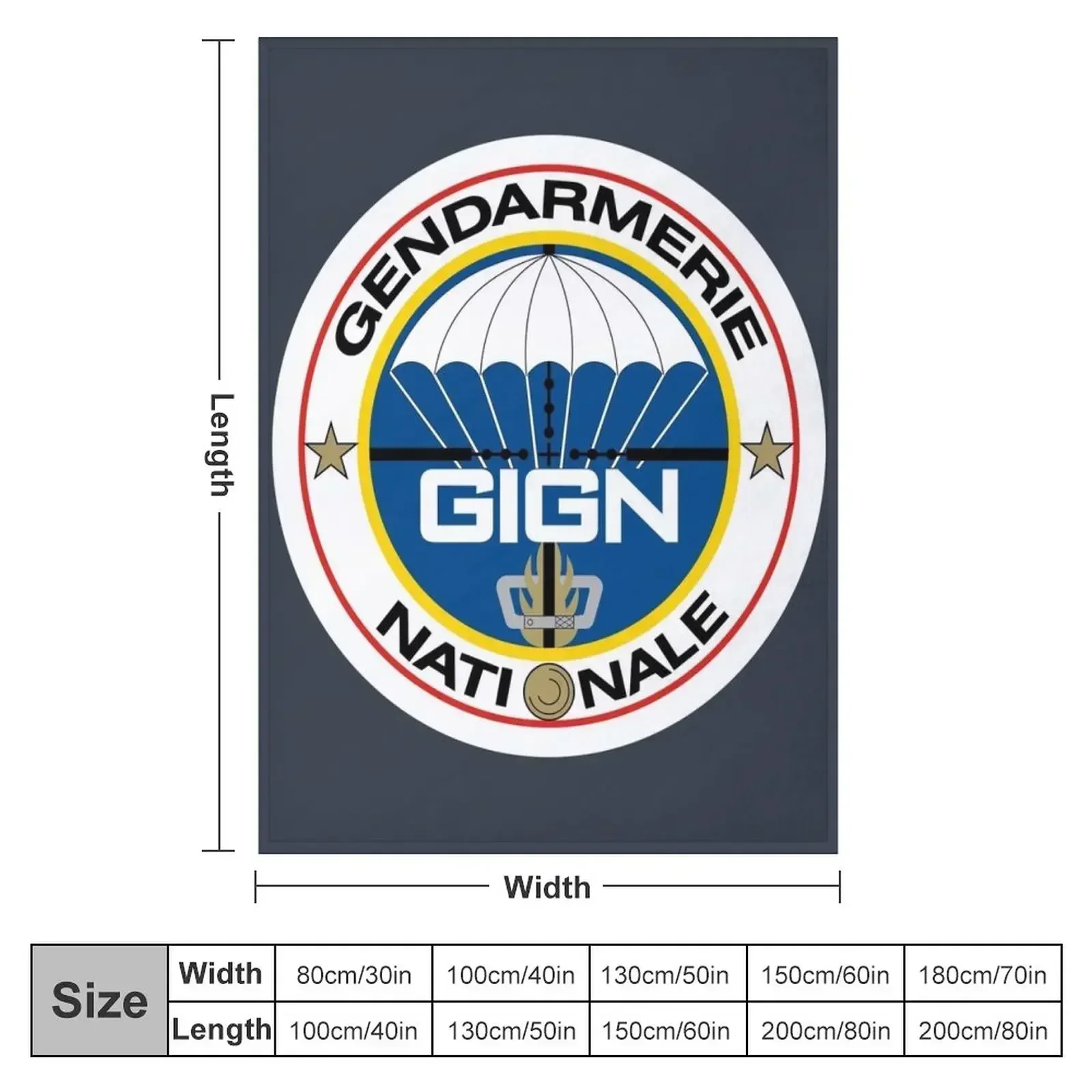 National Gendarmerie Intervention Group - GIGN (France) Throw Blanket Plush Luxury Brand Hairy Blankets