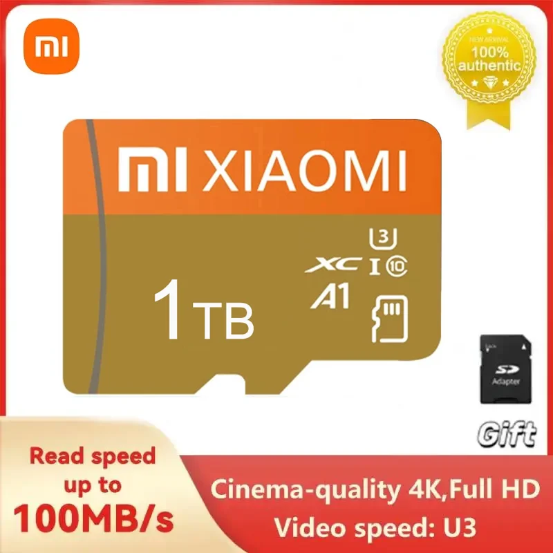 Xiaomi 2tb Hochgeschwindigkeits-Speicher karte 1TB 512GB 256GB Klasse 10 Micro-TF-SD-Karte 1TB SD-Speicher karte für Nintendo Switch Phone/PS4