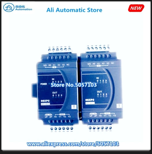 DVP08XP211T 8-Point Expansion Machine 4DI 4DO NPN 24VDC 0.5A DC Power Supply New