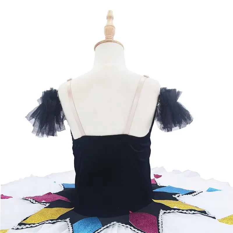 Schwarze Frauen Pfannkuchen Tutu Ballerina Platter Bühnenkostüm Tutu Röcke grün Erwachsene Professionelle Ballett Tutus Kostüm rosa