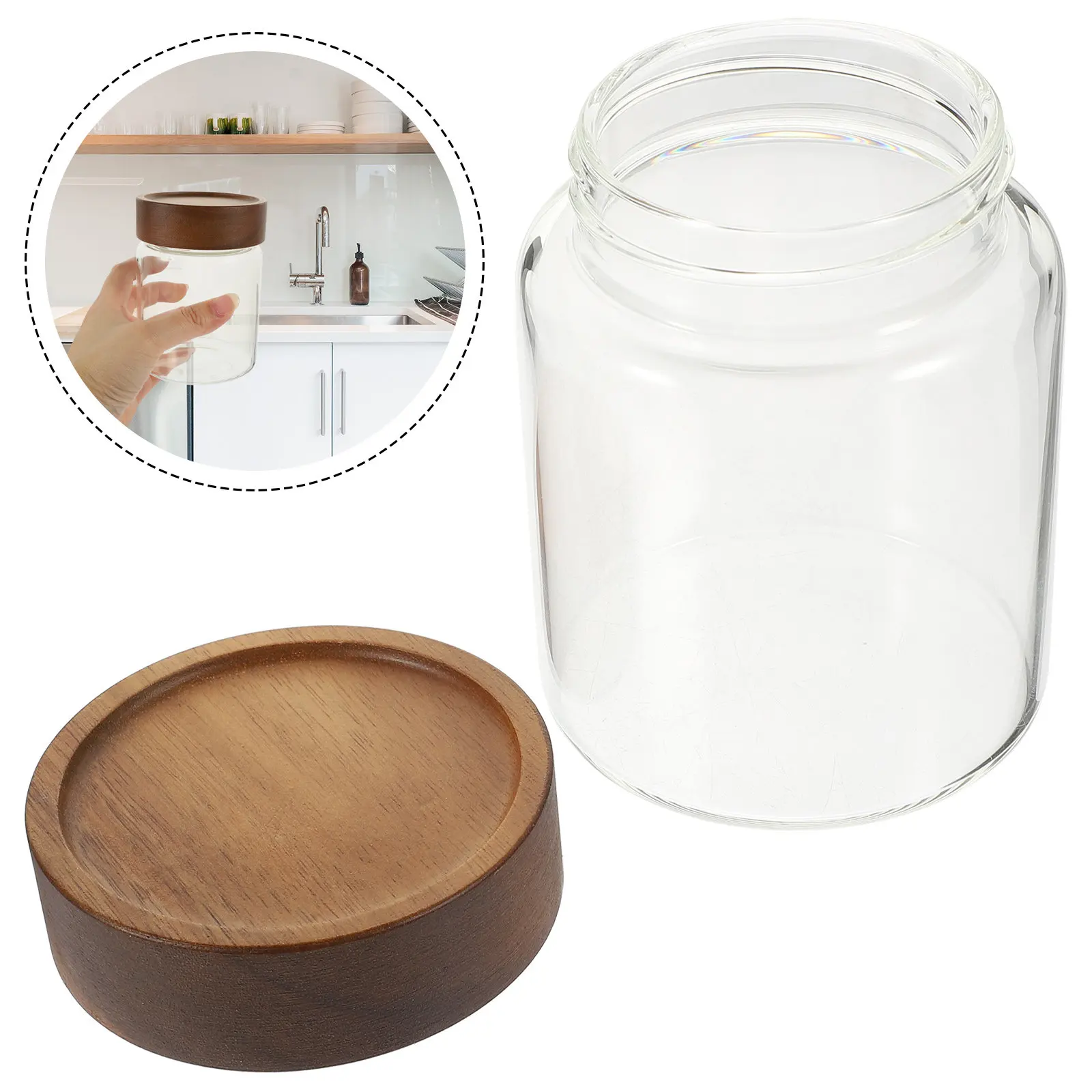 

Стеклянная банка для кофе и закусок, емкость для хранения продуктов 350 мл, герметичная банка для кофе и чая, контейнер для сухофруктов