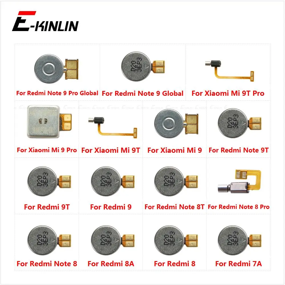 Del Motor del vibrador de la vibración Flex Cable de repuesto para XiaoMi Redmi Note 8T 8 8A 7A Mi 9T 9 Pro