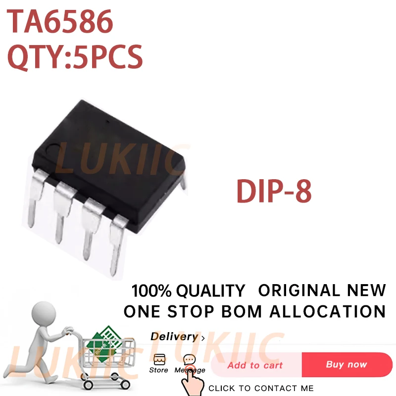 

(5PCS) 100% New TA6586 DIP-8