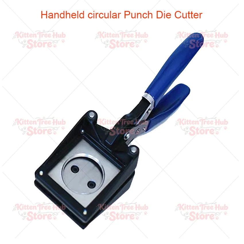 Handheld Manual Circular Punch Die Cutter Cutting Diameter Size 25mm 30mm 35mm 40mm 44mm Photo Paper Round Punching Machine