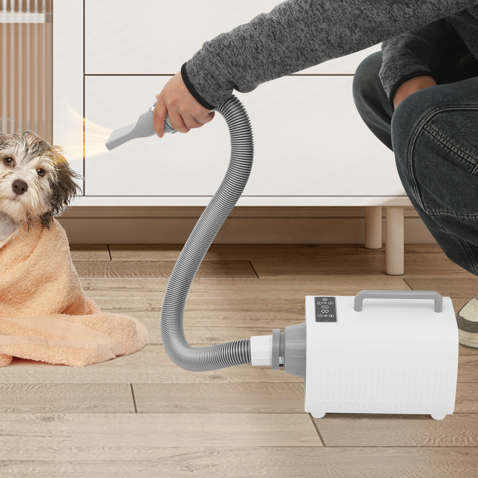 2100W Pet Hair Dryer Touch Screen 220V for Dogs and Cats of Different Sizes in Private Homes, Pet Stores, Pet Hospitals 1