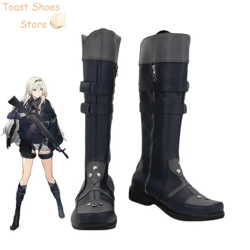 Fashion Girls frontline an94 cosplay shoes Halloween carnival boots PU leather shoes cosplay costume props